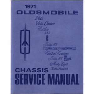  1971 OLDS SUPREME 442 CUTLASS 88 TORONADO Shop Manual Automotive