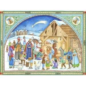Nativity Gathering German Mini Advent Calendar 
