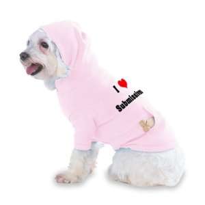  I Love/Heart Submissives Hooded (Hoody) T Shirt with 