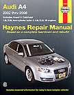 Haynes Repair Manual Audi A4, 2002 2008 by Max Haynes a