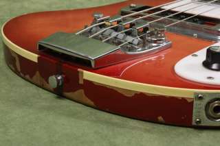 Vintage 1978 Rickenbacker 4001 Bass Fireglo With Case  