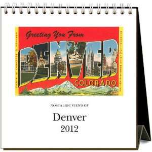  Nostalgic Views of Denver 2012 Easel Desk Calendar Office 
