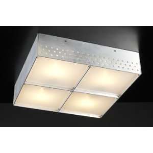  Aeon Contemporary / Modern Four Light Flush Mount Ceiling Fixture from