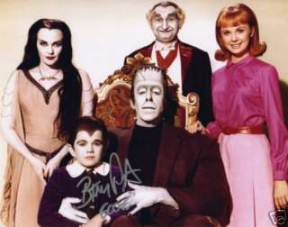 MUNSTERS CAST EDDIE SIGNED BUTCH PATRICK IN PERSON COA  