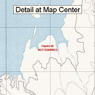  USGS Topographic Quadrangle Map   Zapata SE, Texas (Folded 