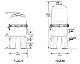 hours 17 35000 10 hours 22 43000 gallons d e required 5 4 lbs warranty 