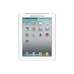   Polycarbonate Case w/ Rubber Coating for iPad 2   White Electronics