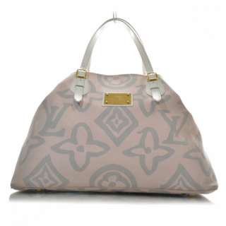 LOUIS VUITTON TAHITIENNE GM Tote Bag Purse Pink  