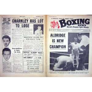 BOXING 1962 McCORMACK ALDRIDGE CHARNLEY BRITTON GILROY  