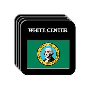 US State Flag   WHITE CENTER, Washington (WA) Set of 4 Mini Mousepad 