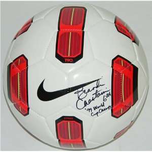  Brandi Chastain Autographed/Hand Signed Nike Soccer Ball w 