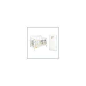  AFG Athena Amy White 3 in 1 Convertible Crib with 117 Coil 