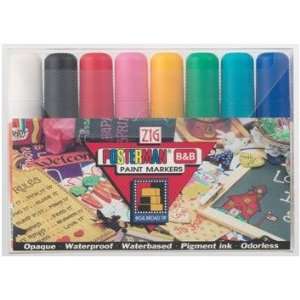  Zig Posterman Chalkboard Marker Pen 8 Colour Set 15mm 