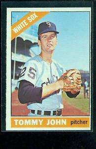 1966 TOPPS #486 TOMMY JOHN WHITE SOX NRMINT OC  