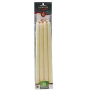  100% Beeswax Passover / Pesach Seder Candles / 4 Pack   12 