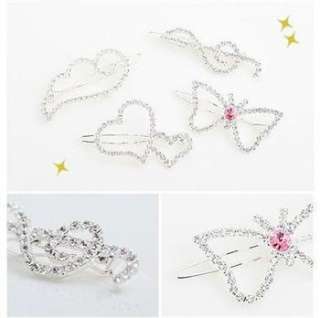 Full Crystal Angel wings Style Hair Barrette Clip Hairpin ts29  