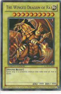 GOD CARD The Winged Dragon of Ra LC01 EN003*~  