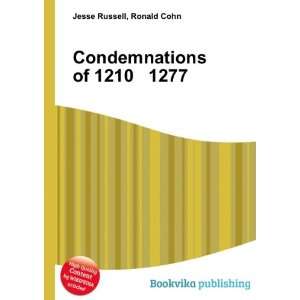  Condemnations of 1210 1277 Ronald Cohn Jesse Russell 