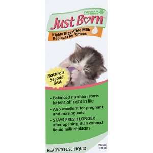    Just Born Milk Replacer Liquid for Kittens, 8 oz