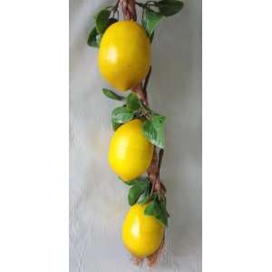  34 Artificial Lemon Garland