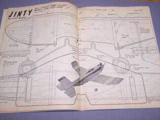 SI188 Vintage October 1962 Aero Modeller Model Plans  