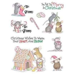    Christmas House Mouse Kit   Clear Stamps Arts, Crafts & Sewing