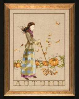 Autumn in my Garden Mirabilia cross stitch pattern new 843063000606 