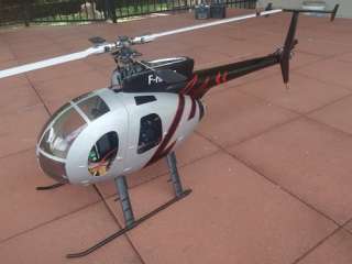 RC Hughes 500D 500 SIZE Large Helicopter RTF Heli Trex 9Ch Fly Sky 