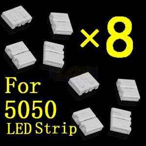 LED PCB 10mm Connector Adapter For 5050 SMD LED Flexible Strip 