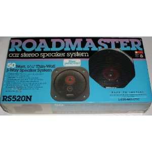  Roadmaster RS520N 50 Watt 5.25 Thin Wall 3 Way Car 