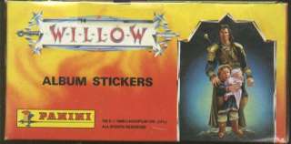 Willow Album Stickers 1988 Panini Box 100 Packs #3407  