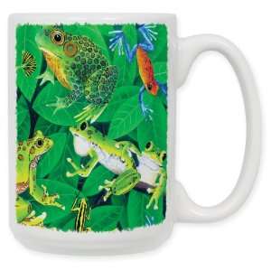  Frogs 15 Oz. Ceramic Coffee Mug