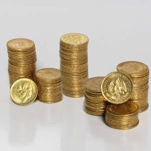  Gold Mexican 5 Pesos AGW .1205