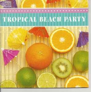 TROPICAL BEACH PARTY DANCE PARTY MUSIC MIX CD  