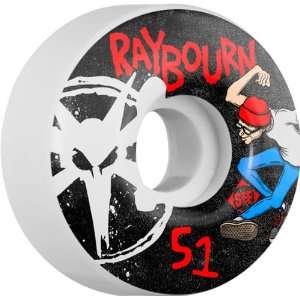 Bones Raybourn STF Mosh Pit 51mm Skateboard Wheels (Set Of 4)  