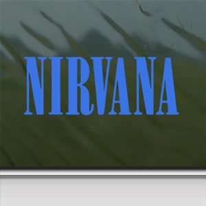  Nirvana Blue Decal Grunge Kurt Cobain Truck Window Blue 