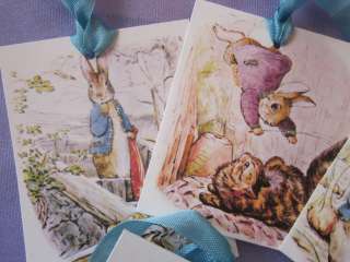 Charming PeTeR ♥ RABBIT ♥ Handcrafted ♥ GIFT TagS ♥ 6 
