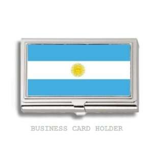  Argentina Argentine Flag Business Card Holder Case 