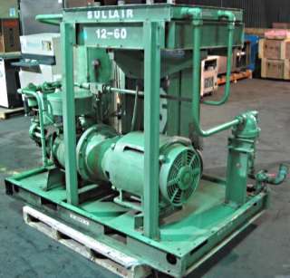 A87936 Sullair Corp. 12 60 (12BS 60H) Compressor w/ Toshiba HP 60, RPM 