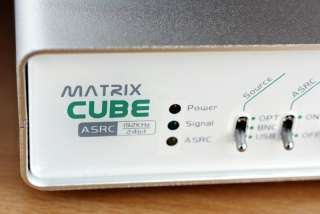 Matrix cube 24/192 ASRC DAC + Headphone Amp  