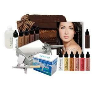 Cosmetic Airbrush Makeup and Tanning System with a Dark Shade Airbrush 