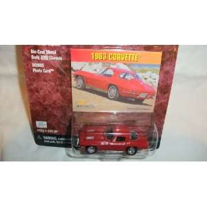  JOHNNY LIGHTNING CORVETTE COLLECTION RED EDITION 164 1963 