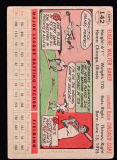 1956 Topps #142 Gene Baker (Cubs) VG  