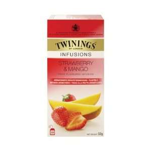Twinings of London Strawberry & Mango Fruit Flavoured Infusion (2 G 