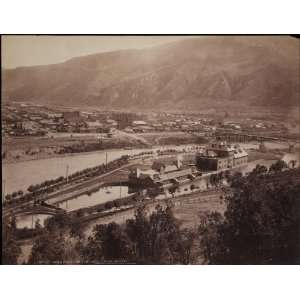  Reprint No. 1427. View of the city of Glenwood Springs and 