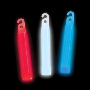  4 Red/White/Blue Asst Glow Sticks Case Pack 48