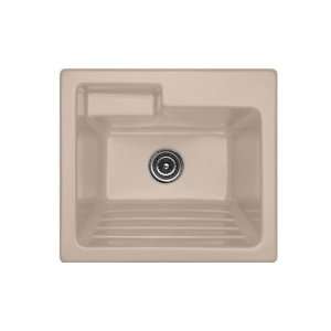 CorStone 120 Fawn Beige Westerly Self Rimming 25x22 Laundry Sink with 