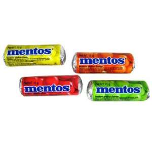 Mentos   Assorted Flavors, Mini size, .35 oz Rolls, 120 count Tub