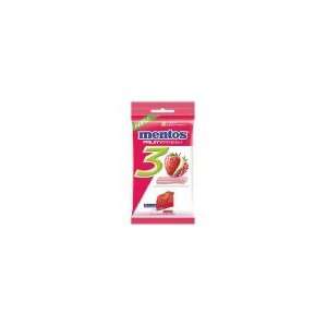 Mentos Chewing Gum 3 Fruity Fresh Strawberry / Green Apple 
