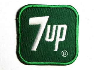 SEVEN UP 7UP LOGO SODA IRON ON PATCH EMBROIDERED I052  